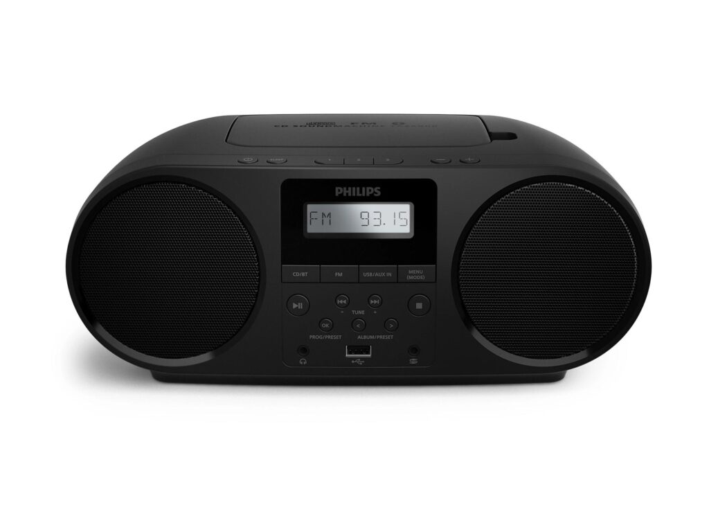 Bærbar radio med CD-afspiller Philips TAZ5000 – sort Bærbar radio med CD-afspiller Philips TAZ5000 – sort