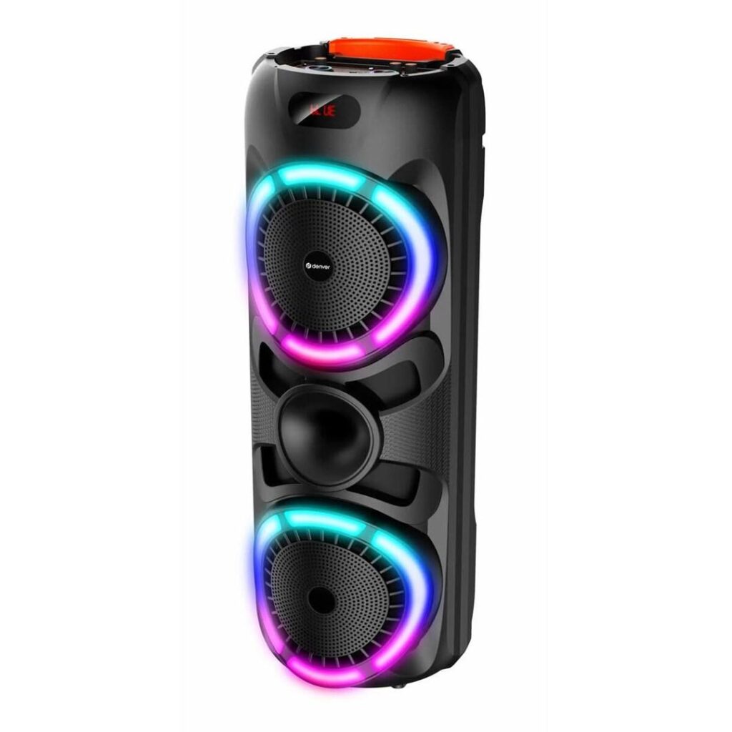 Bluetooth partyhøjtaler Denver BPS-459 – sort Bluetooth partyhøjtaler Denver BPS-459 – sort
