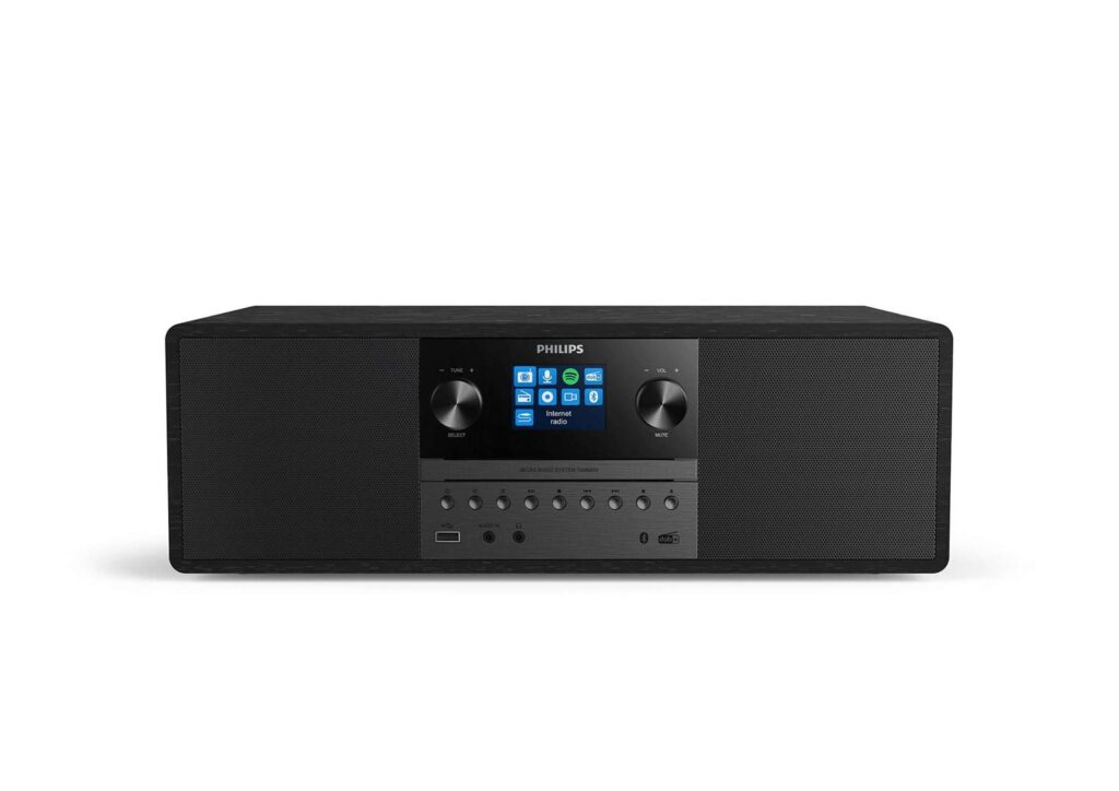 Mikroanlæg Philips TAM6805 med internetradio, DAB+ og CD – sort Mikroanlæg Philips TAM6805 med internetradio, DAB+ og CD – sort