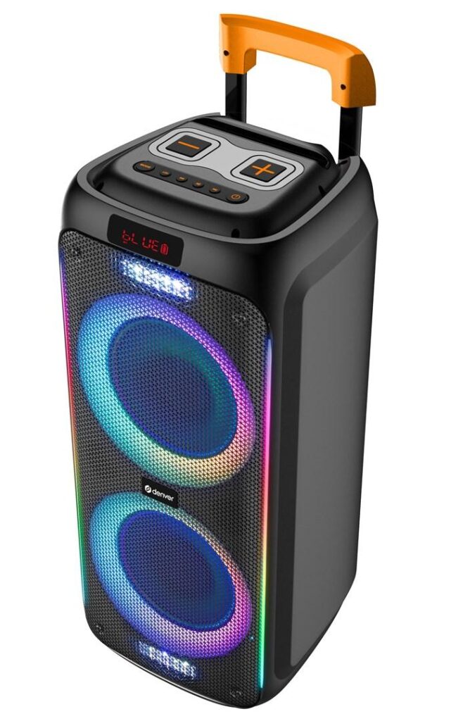 Partyhøjttaler Denver TSP-456 – sort Partyhøjttaler Denver TSP-456 – sort