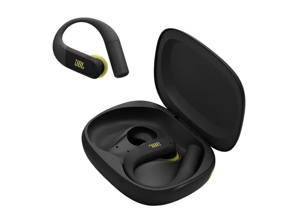Trådløse øretelefoner JBL Endurance Peak 4 – sort/limegrøn Trådløse øretelefoner JBL Endurance Peak 4 – sort/limegrøn